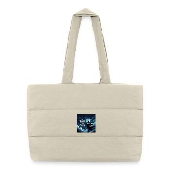 Randonnée avec un but Motifs nocturnes - Sac shopping matelassé - blanc naturel - Devant