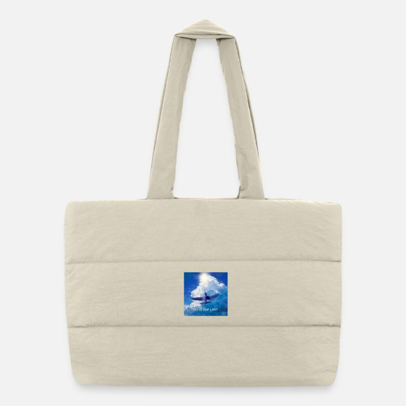 Sky is the Limit Puffer-Einkaufstasche