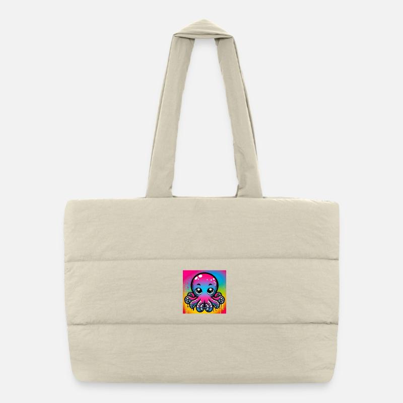 Pieuvre Sac shopping matelassé