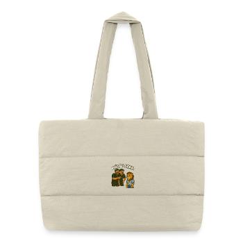 Le meilleur de la ville - Sac shopping matelassé - blanc naturel - Devant