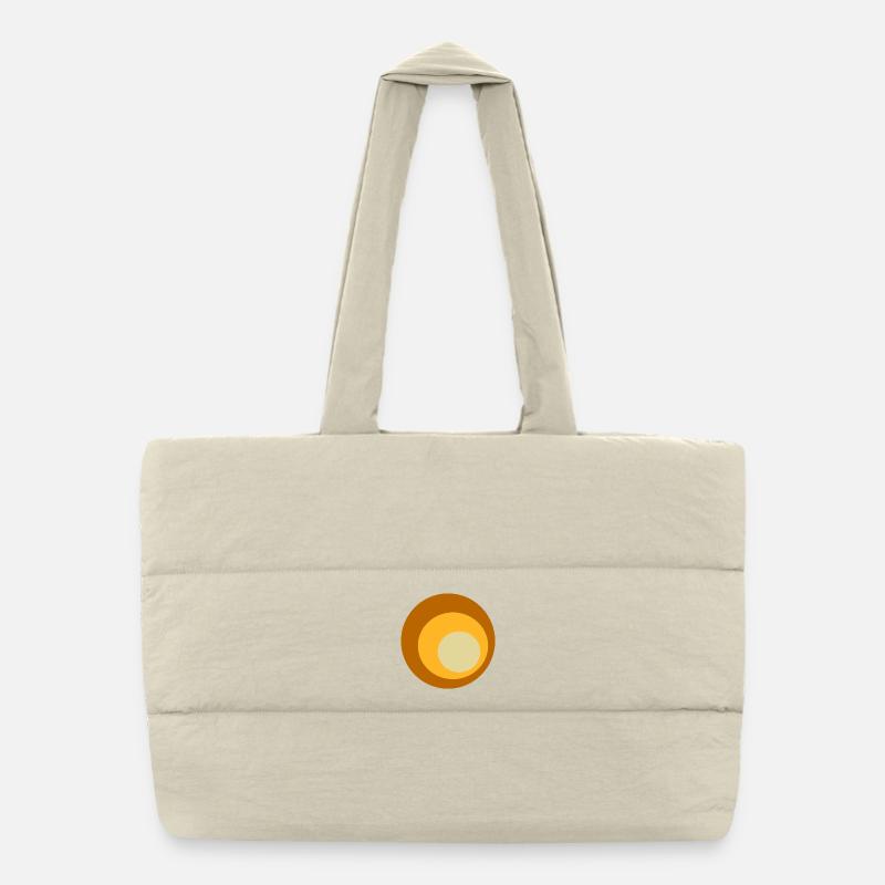 70er Jahre Muster  Puffer-Einkaufstasche