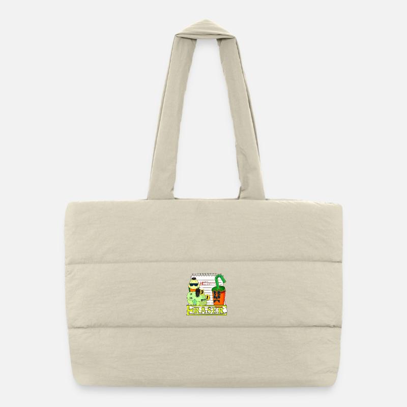 GOMME Sac shopping matelassé