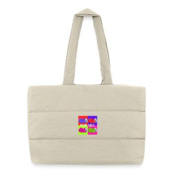 Pop Art Cola Dosen Design - Puffer Shopping Bag - natural - Front