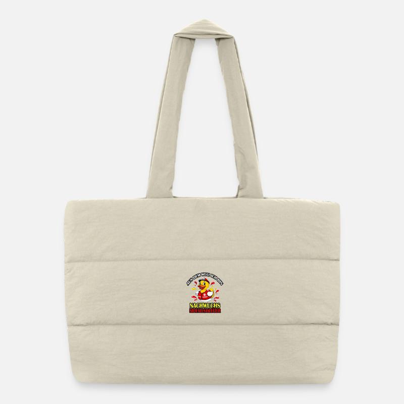 Drôle de canard de sauvetage pour les petits ambulanciers Sac shopping matelassé