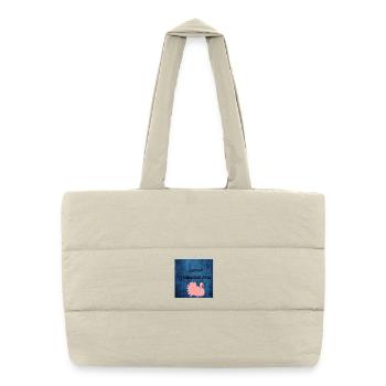 Happy Thanksgiving Turquie Chemise Drôle de dinde T-sh - Sac shopping matelassé - blanc naturel - Devant