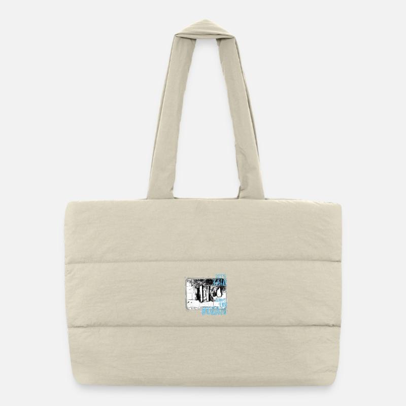 Parlons de l’océan Sac shopping matelassé