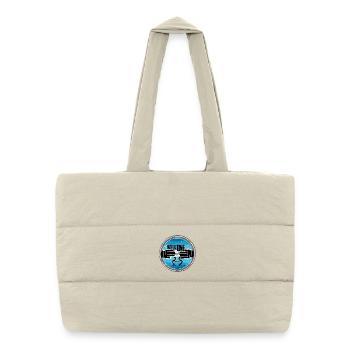 Nous sommes un Globalkraft - Sac shopping matelassé - blanc naturel - Devant