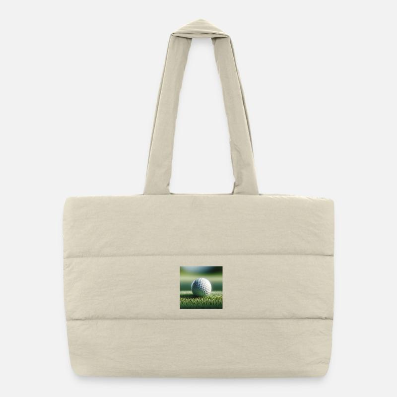 Sports, golf Puffer Shopping Bag
