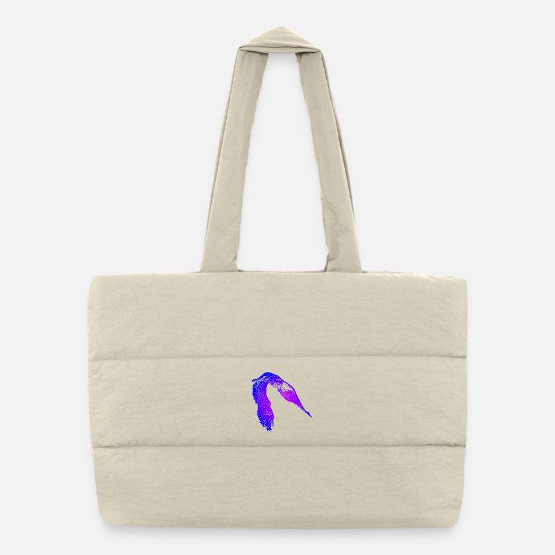 Hibou Sac shopping matelassé
