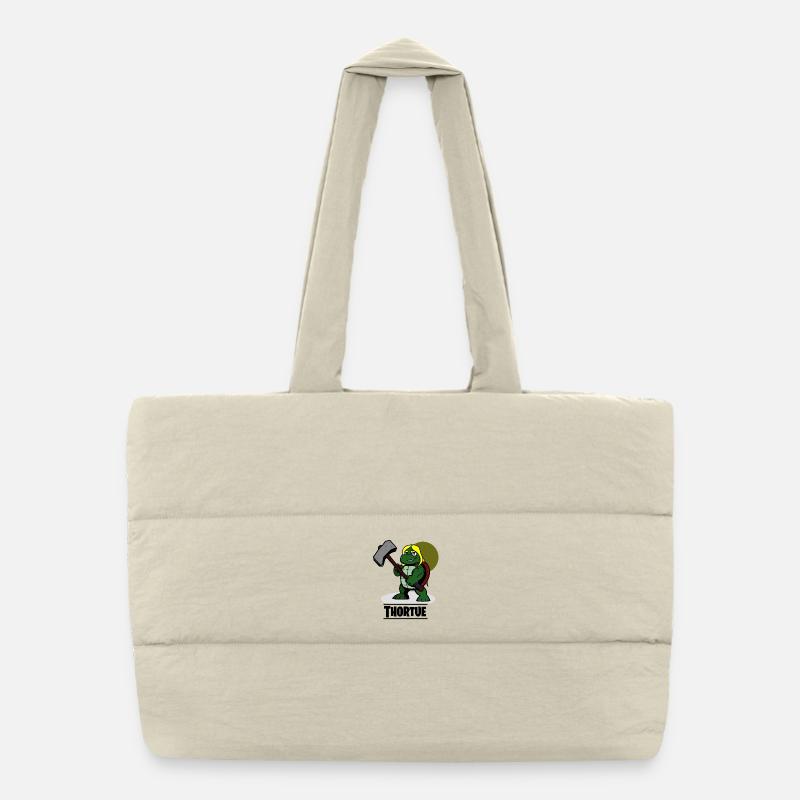 THORTUE ! (tortue super-héros) Sac shopping matelassé