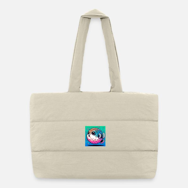 blowfish Puffer Shopping Bag