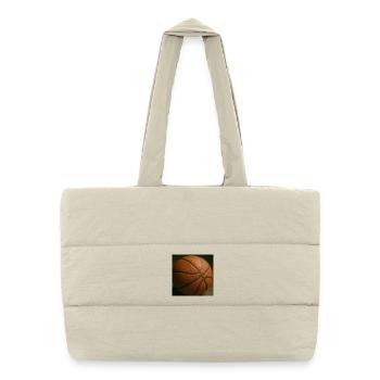 Sport Basketball - Sac shopping matelassé - blanc naturel - Devant