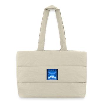 Renard des neiges - Sac shopping matelassé - blanc naturel - Devant