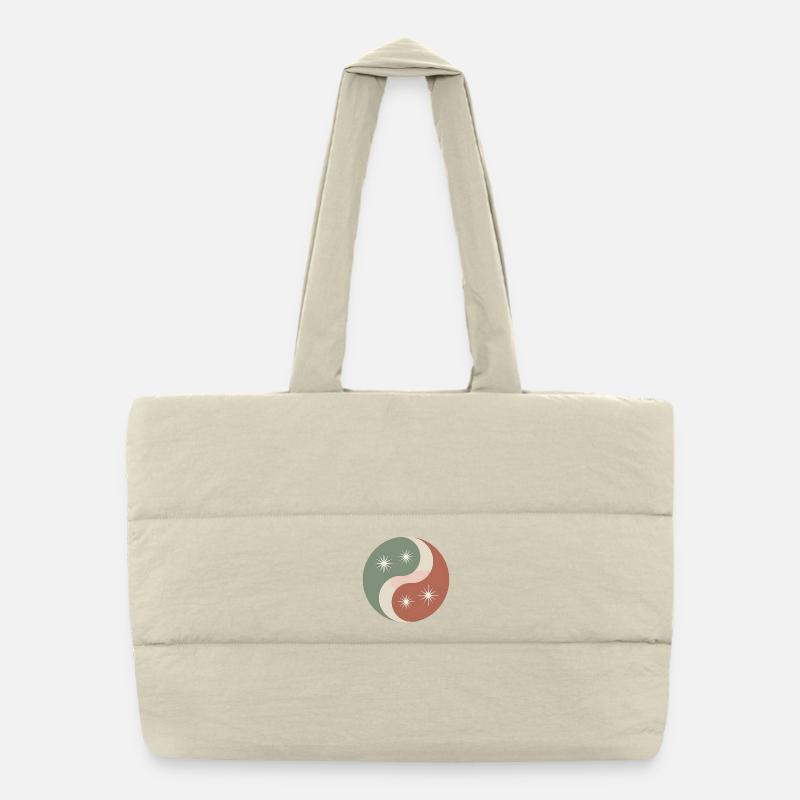 Yin Yang - Inner Balance Puffer Shopping Bag
