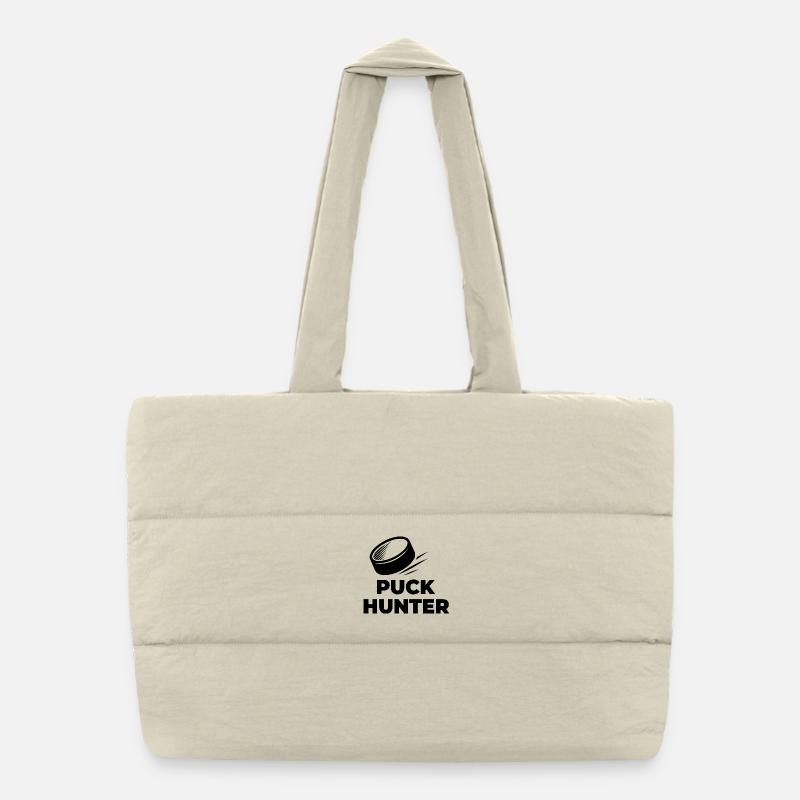 PUCK_HUNTER - Puffer Shopping Bag - natural