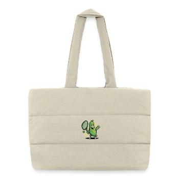 Pickleball - Puffer Shopping Bag - natural - Front