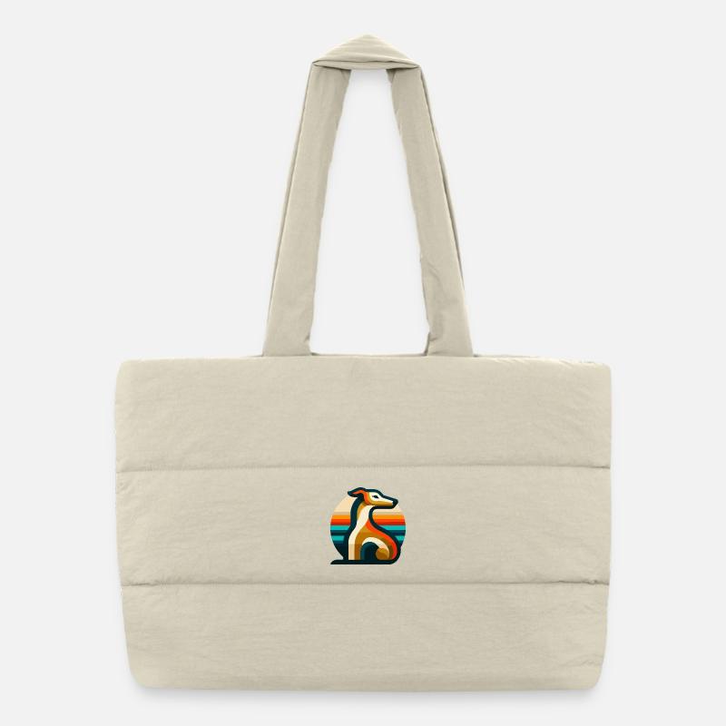Galgo-Logo Nr2 Puffer-Einkaufstasche