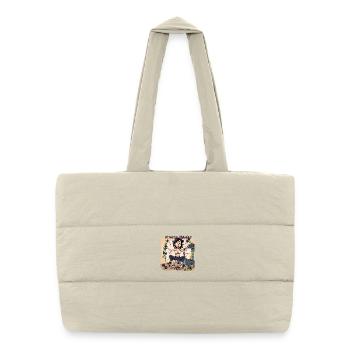 Fitness Maniac Gym Chaos - Puffer Shopping Bag - natural - Front