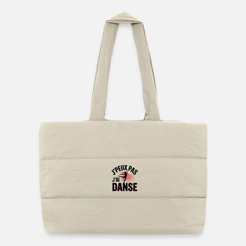 J'Peux Pas J'Ai Danse Sac shopping matelassé