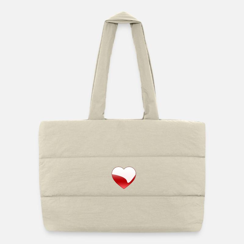 Liebe Puffer-Einkaufstasche