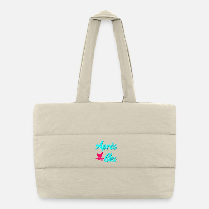Après-ski Snowboarding Poultry Puffer Shopping Bag