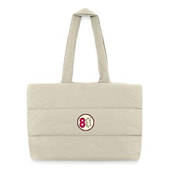 Eighties 80s Roller Skates - Puffer Shopping Bag - natural - Front
