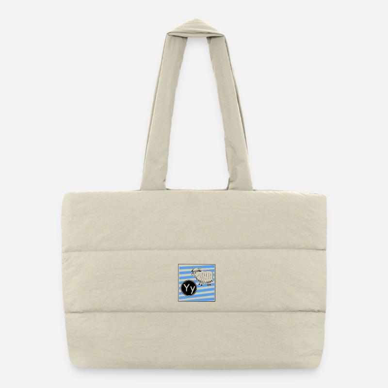 Y pour Yak Sac shopping matelassé