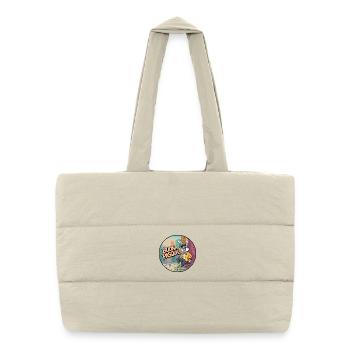 Urban Rabbit Happy Easter! - Puffer Shopping Bag - natural - Front