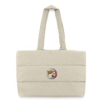 Happy Easter Urban Rabbit - Puffer Shopping Bag - natural - Front