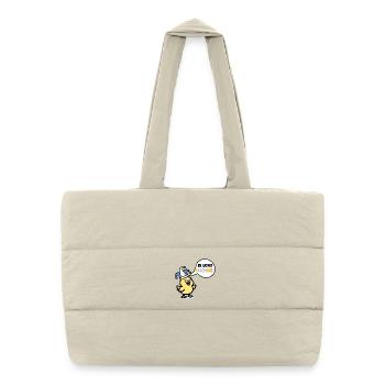 Egg Carnival Chickens Costumes - Puffer Shopping Bag - natural - Front