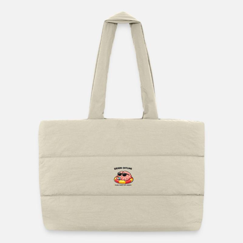 Redémarrage du Snack Hors Ligne du Cerveau Sac shopping matelassé