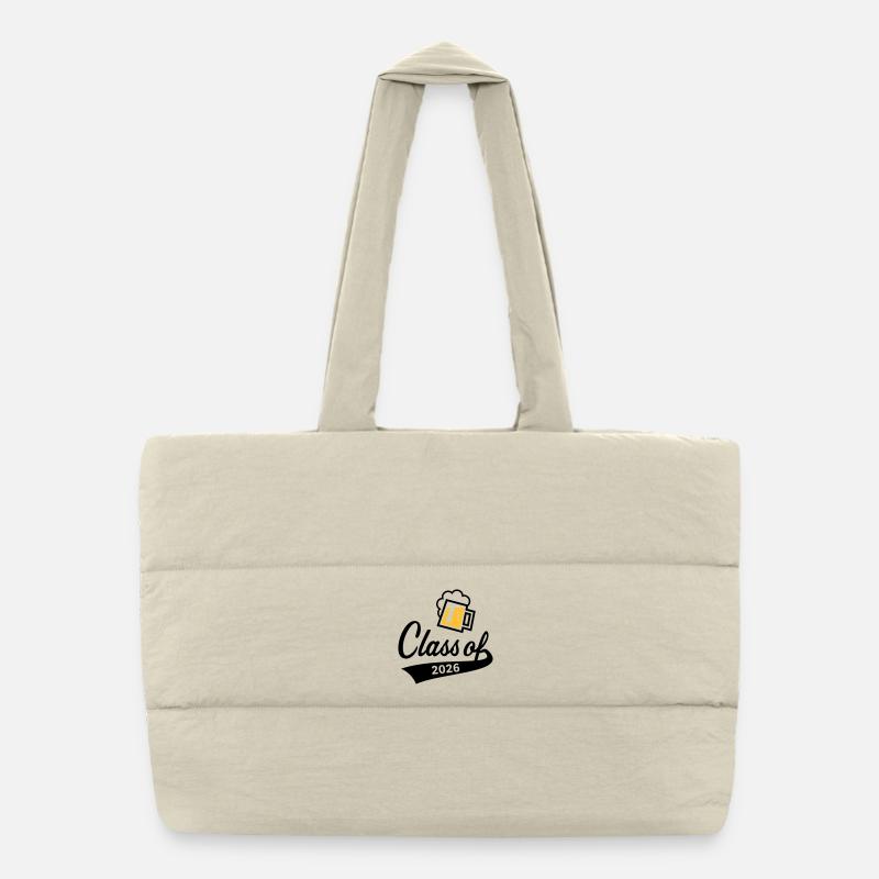 Class Of 2026 (Abschlussklasse / Bier / 2C POS) Puffer-Einkaufstasche