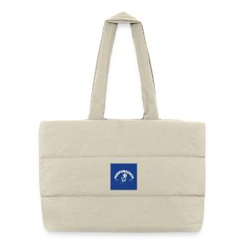 Hoopsrausch Basketball Emblem - Puffer Shopping Bag - natural - Front