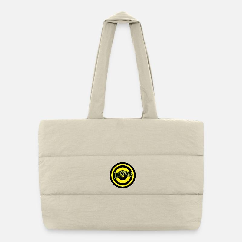 Conception folle de cercle néon Sac shopping matelassé