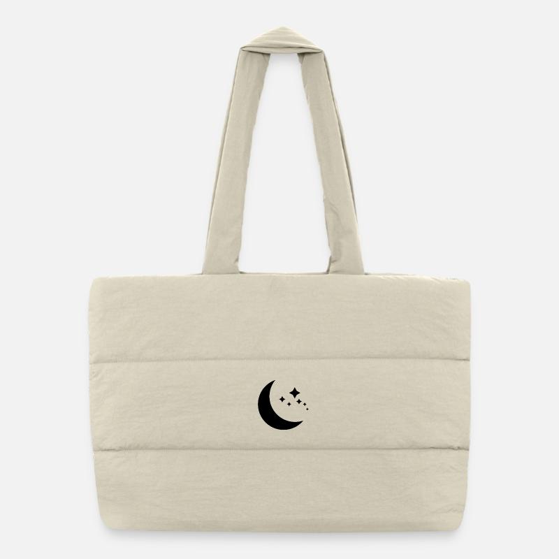 Lune et étoiles Sac shopping matelassé