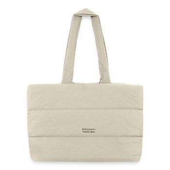 Professional Overthinker Minimalist - Puffer Shopping Bag - natural - Front