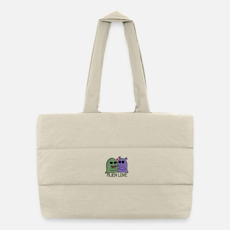 Alien Love Duo Puffer Shopping Bag