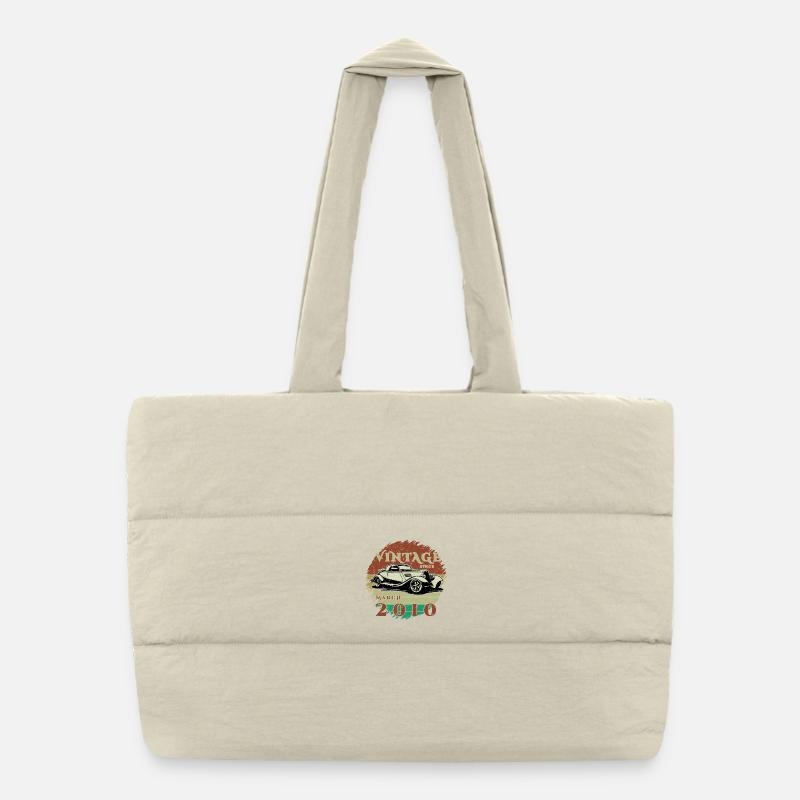 16. Geburtstag - Klassiker - Vintage since 03/2010 Puffer-Einkaufstasche