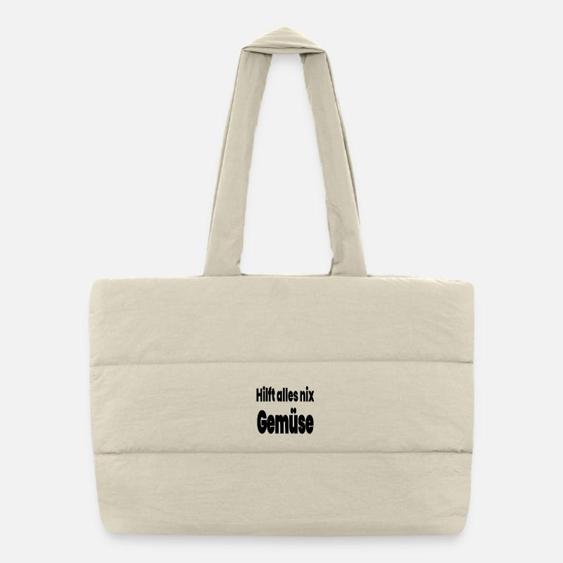 Vegetable Puffer Shopping Bag