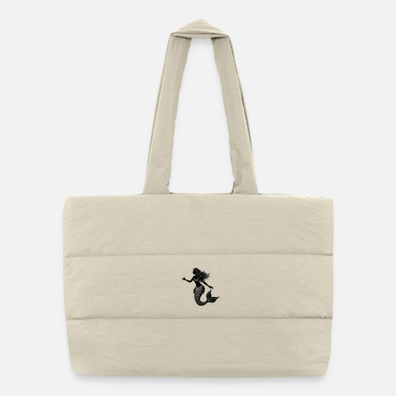 Mermaid Puffer Shopping Bag