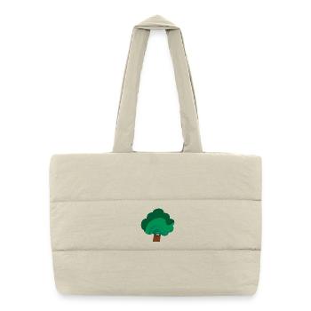CREATIVITY LIBERTY - freedom & rights - Sac shopping matelassé - blanc naturel - Devant