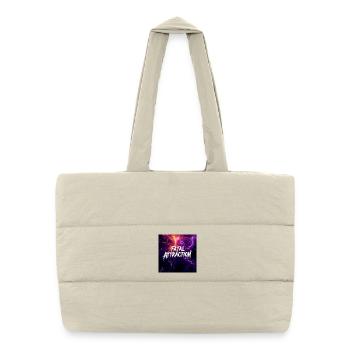 Fureur de la tempête électrique - Sac shopping matelassé - blanc naturel - Devant