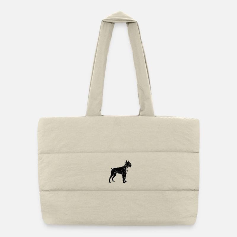 Boxerhund Puffer-Einkaufstasche