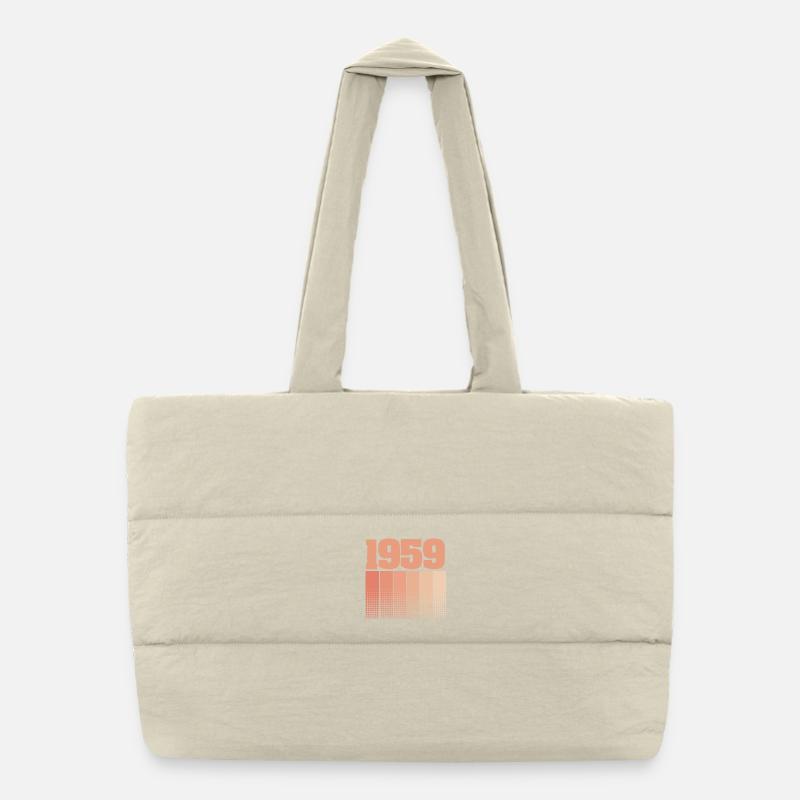 Geboren 1959 Puffer-Einkaufstasche