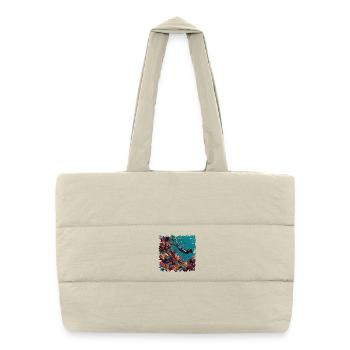 Coral reef diver blaze of color - Puffer Shopping Bag - natural - Front
