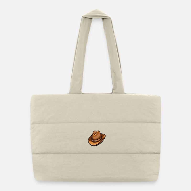 Chapeau de cow-boy Sac shopping matelassé