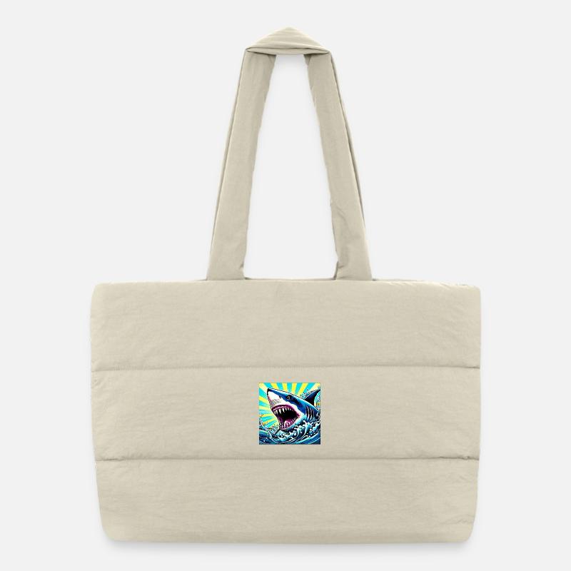 Requin Sac shopping matelassé