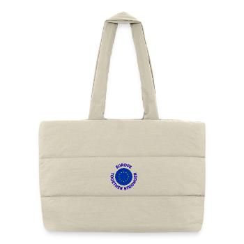 L’Europe Ensemble Emblème Fort - Sac shopping matelassé - blanc naturel - Devant