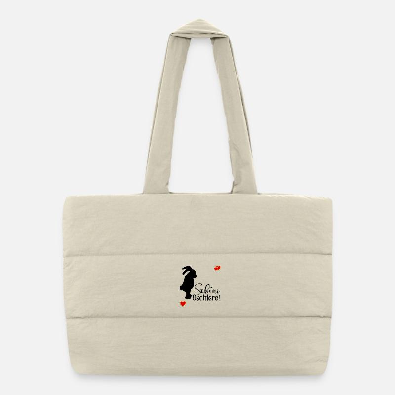 Schöne Ostern Schweiz Puffer-Einkaufstasche