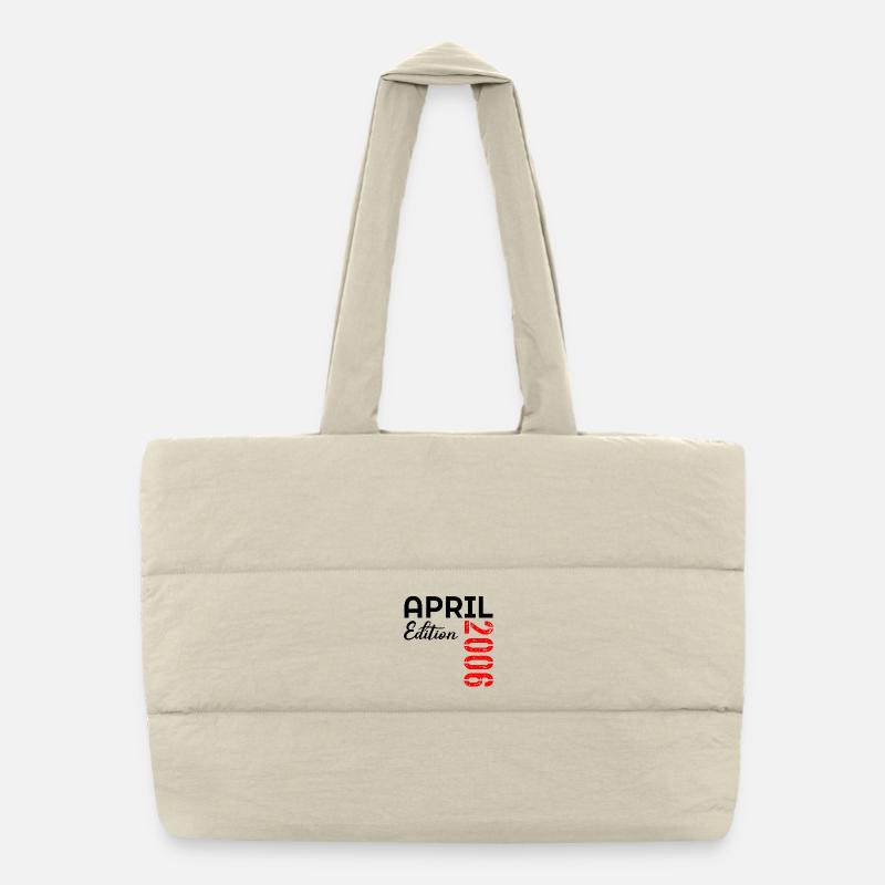 Geburtstag 2006 April Puffer-Einkaufstasche